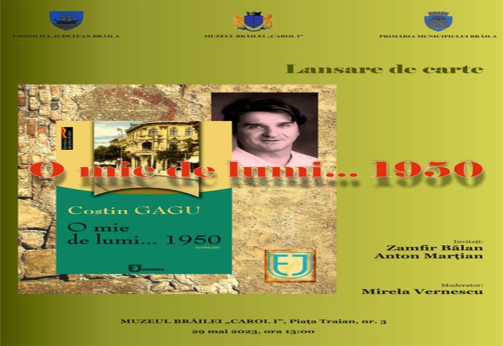 Lansare de carte la Muzeul Brăilei ”Carol I”