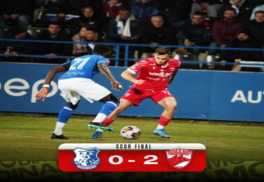 FOTBAL: Dinamo a învins-o pe Farul (2-0), în deplasare, în Superligă