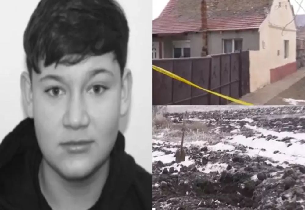 Mario, băiatul de 13 ani ucis de alți doi adolescenți, a fost înmormântat. Tatăl, adus din penitenciar sub escortă, forțe de ordine mobilizate la Cenei - VIDEO