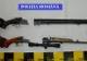 Arme de vânătoare reținute de polițiști