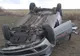 S-a răsturnat cu mașina pe DN 23
