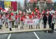 Protest al Sanitas Brăila în fața Prefecturii