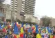 Protest de amploare condus de liderul AUR, George Simion, în centrul Bucurestiului