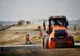 Constructorul de pe Drumul Expres Brăila - Galați, lucrează 24 din 24 ore pe acest șantier