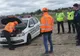 Video: Instruire a polițiștilor brăileni cu privire la conducerea autovehiculelor  în regim defensiv și în regim prioritar, pe aerodromul din orașul Ianca
