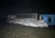 TIR încărcat cu îngrășăminte răsturnat pe DJ 211A, între localitățile Viziru și Cuza Vodă