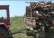 Depistat de jandarmi cu tractorul plin cu lemne fără documente